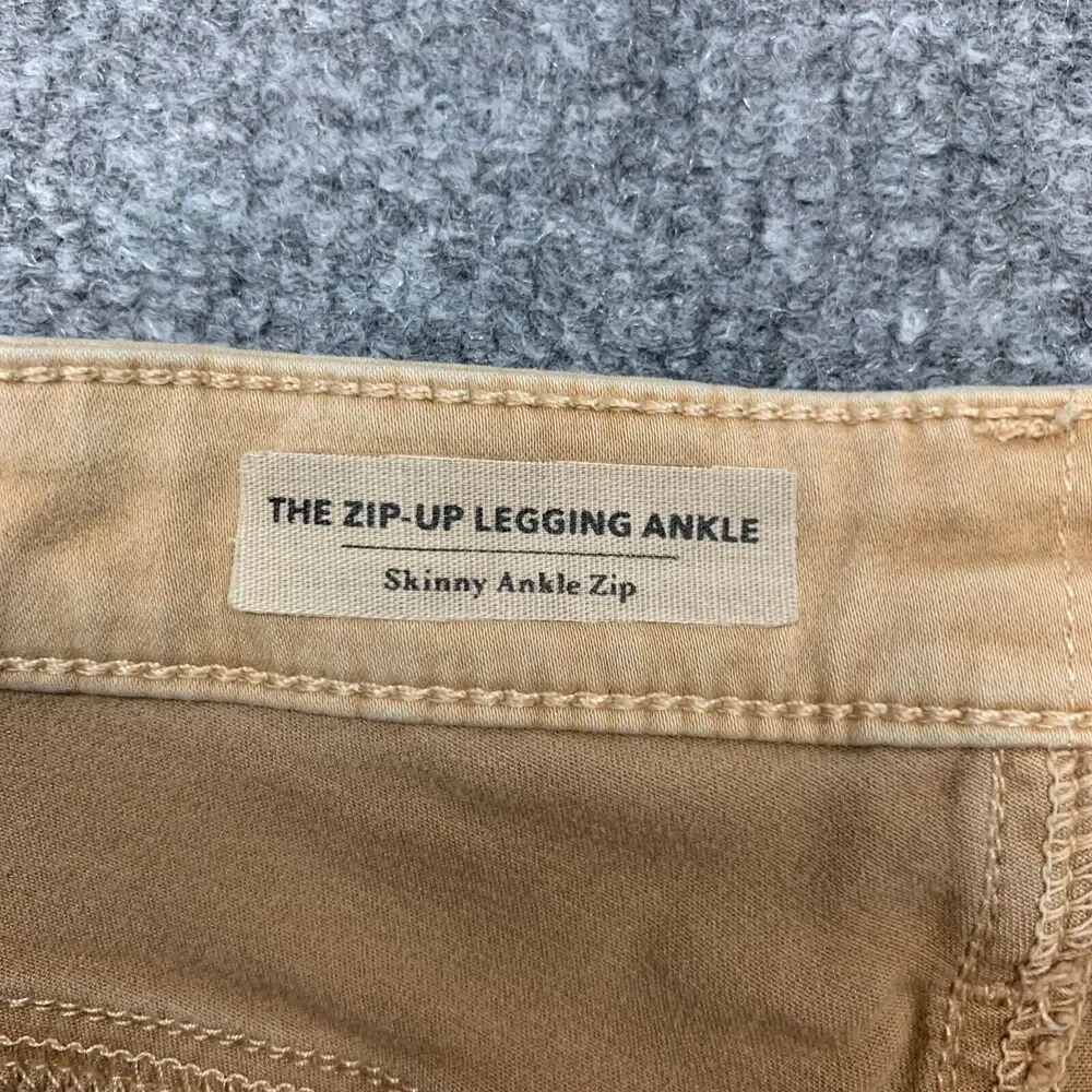 AG Adriano Goldschmied The Zip Up Legging Ankle Pants 25 Skinny Low Rise *READ - Picture 5 of 16